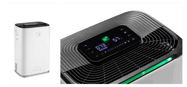 الوافدون الجدد 2020 أفضل أجهزة تنقية الهواء ، جهاز محمول ذكي صامت للاستخدام المنزلي مزيل رطوبة الهواء
