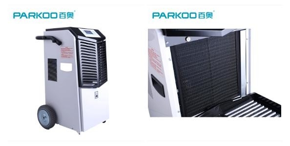 90L / D التحكم الآلي الشخصية التجارية المحمولة مزيل الرطوبة لمستودع تنمو غرفة